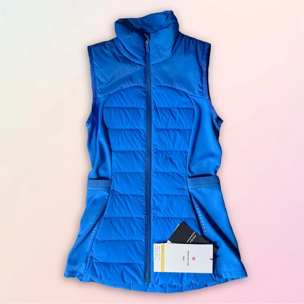 LLL Down For It All 700 Fill Vest, Medium Blue